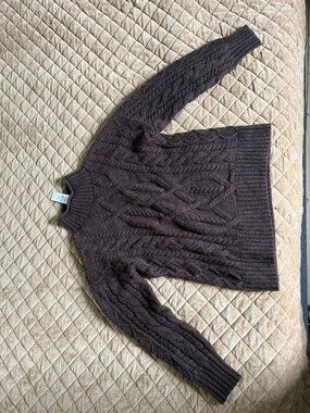LL Bean 1912 heritage wool mock neck sweater
